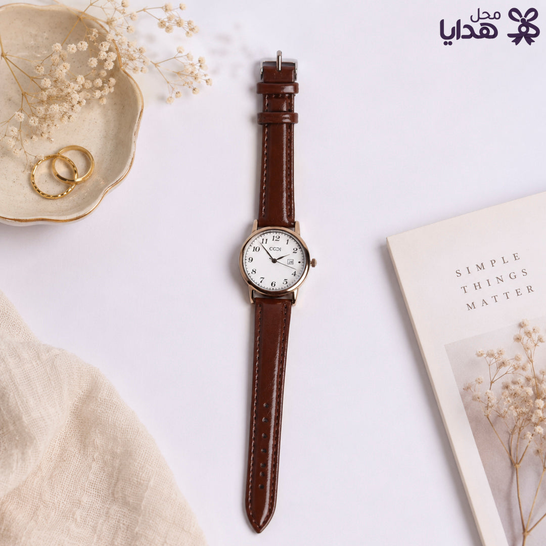 Leather Watch For woman
