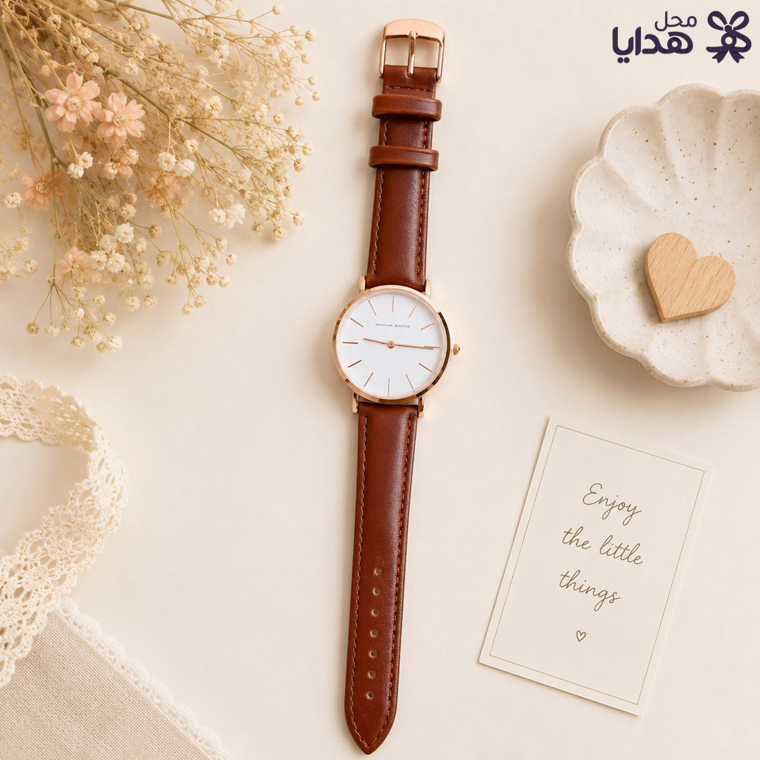 Leather Watch For woman